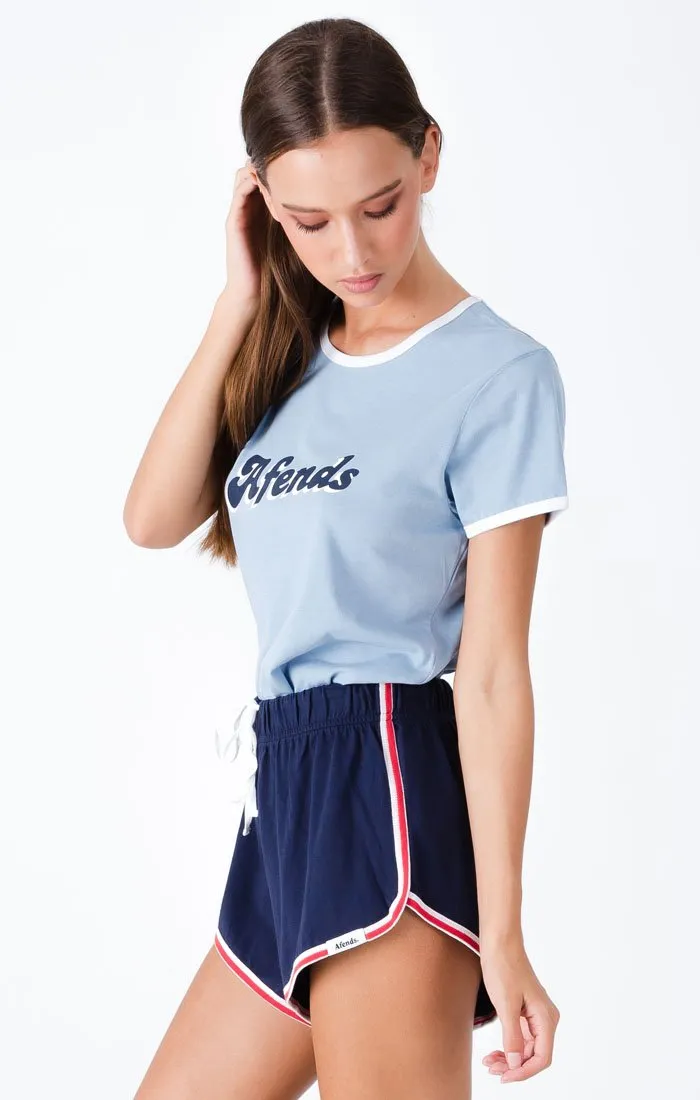 Afends Womens Chime - Standard Fit Ringer Tee