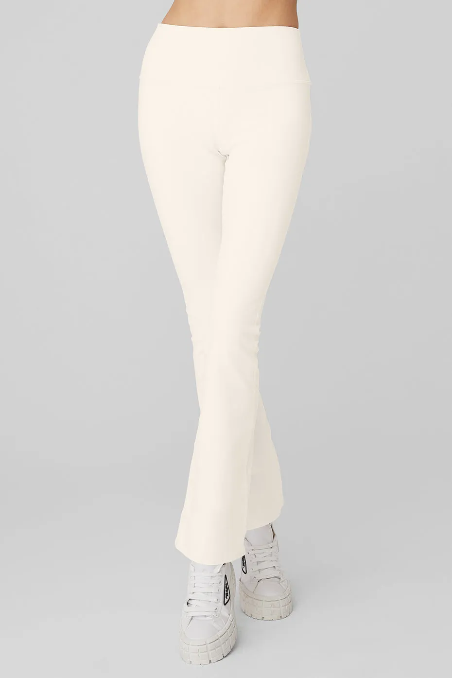 Airbrush High-Waist 7/8 Bootcut Legging - Ivory