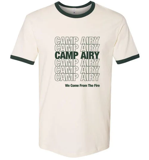 Airy Takeout Green Ringer T-Shirt