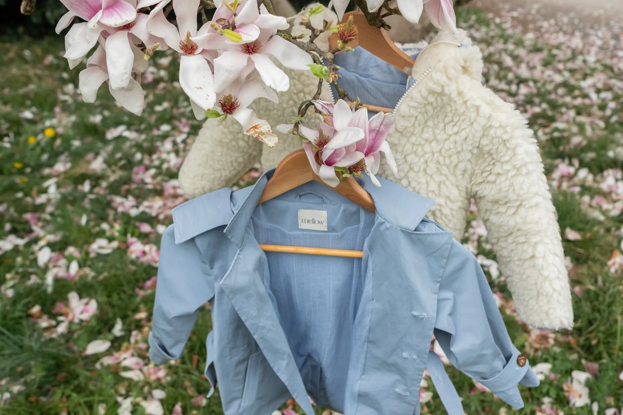 Baby/Kid Trench - Light Blue