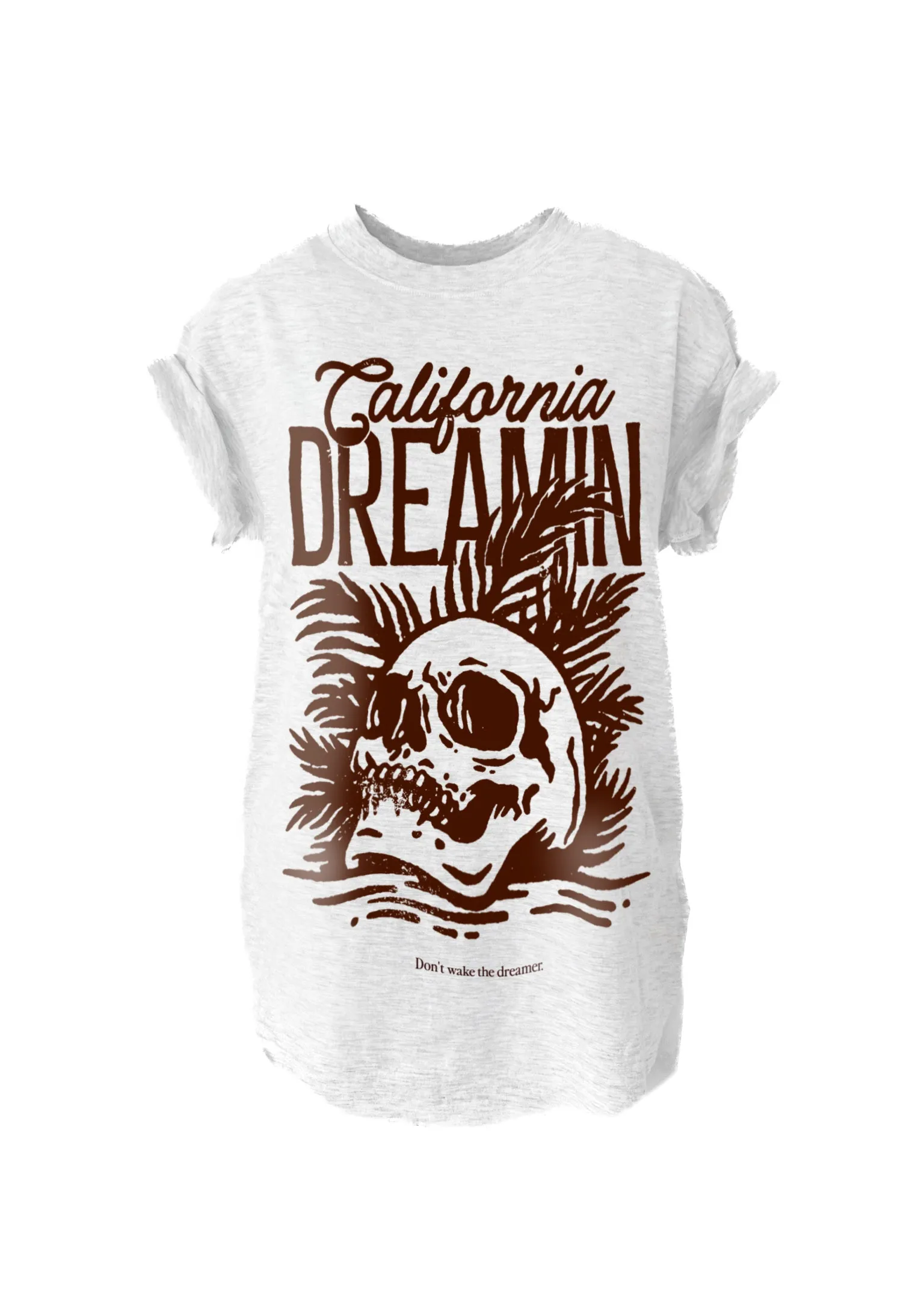 CALIFORNIA DREAMIN SIDE SLIT TEE