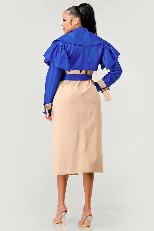 Chic Belted Trench Coat