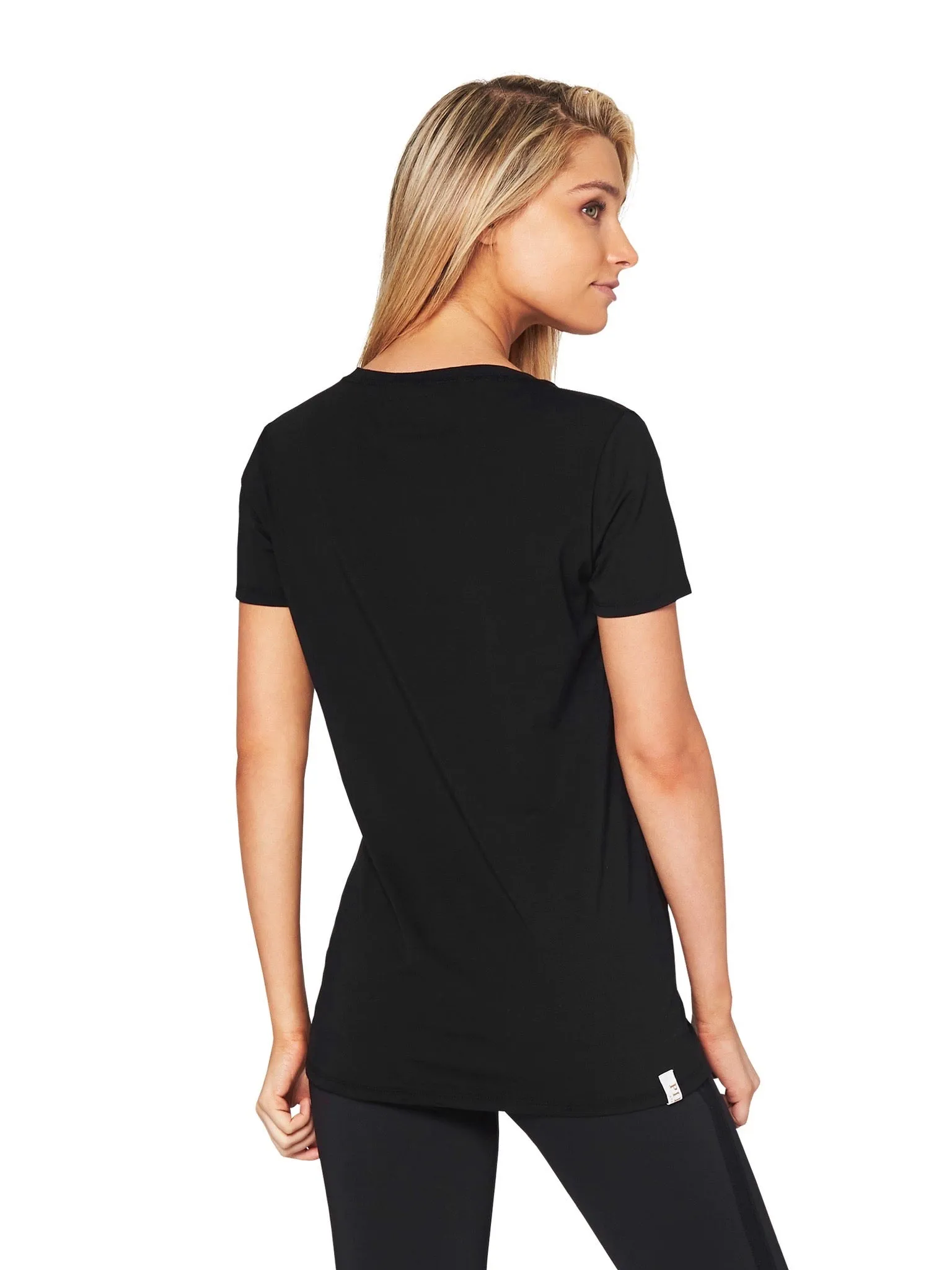 EMILY BASIC TEE  - BLACK