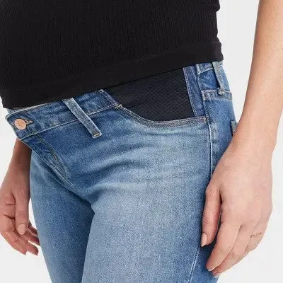 New - Isabel Maternity by Ingrid & High Rise Fit Ankle Bootcut Jeans