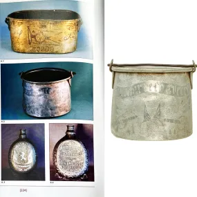 Original Belgian Engraved WWI Imperial Russian Model 1897 Mess Kit Trench Art Dated 1914 1915 - Featured In The Book “Trench Art, An Illustrated History” by Jane Kimball on Page 224