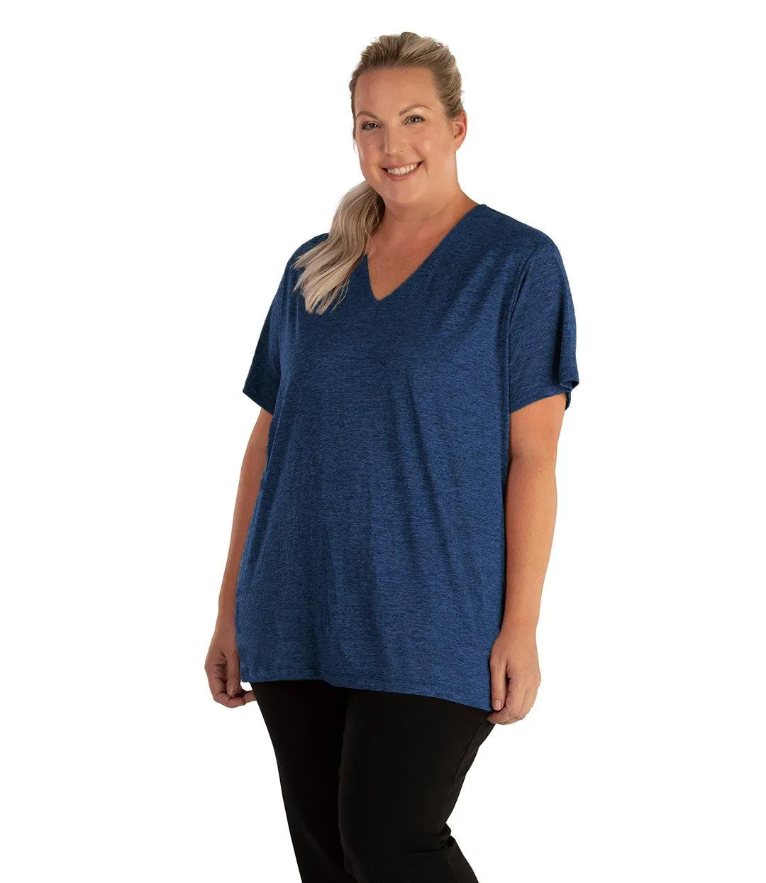 QuikLite V-Neck Short Sleeve Top Limited Edition Colors - FINAL SALE