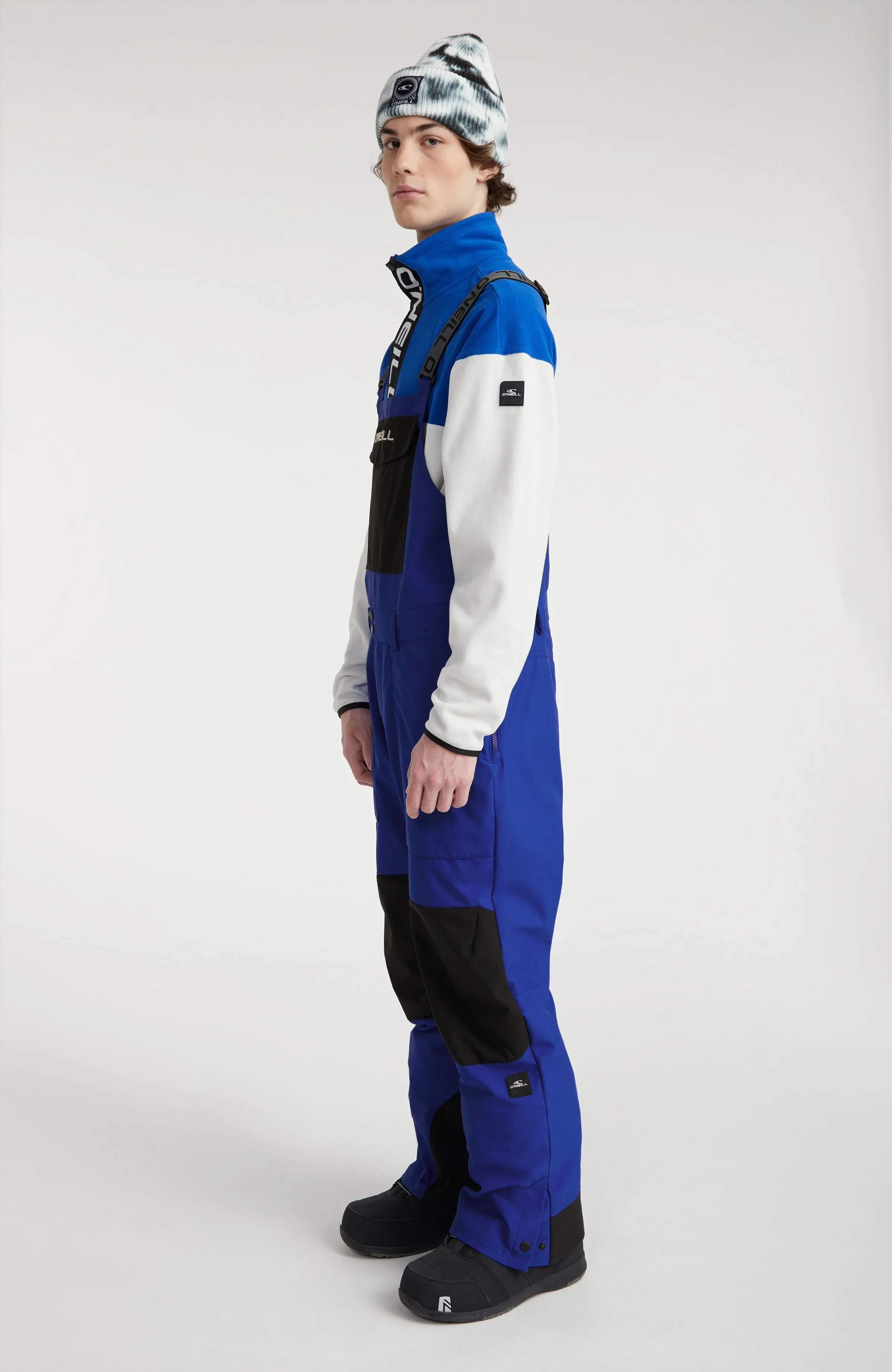 Shred Bib Snow Pants | Surf the web Blue