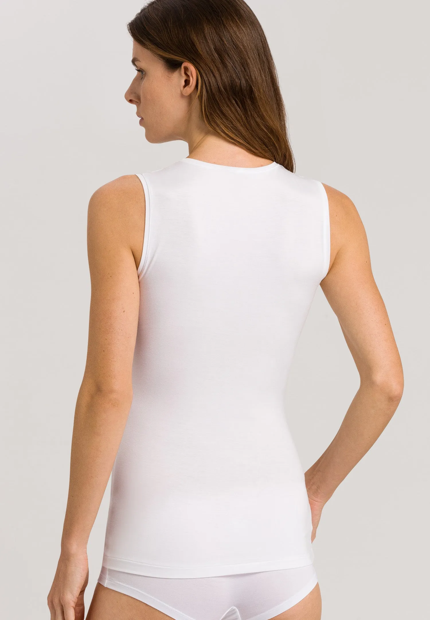 Soft Touch Built Up Tank Top | White 71261-101